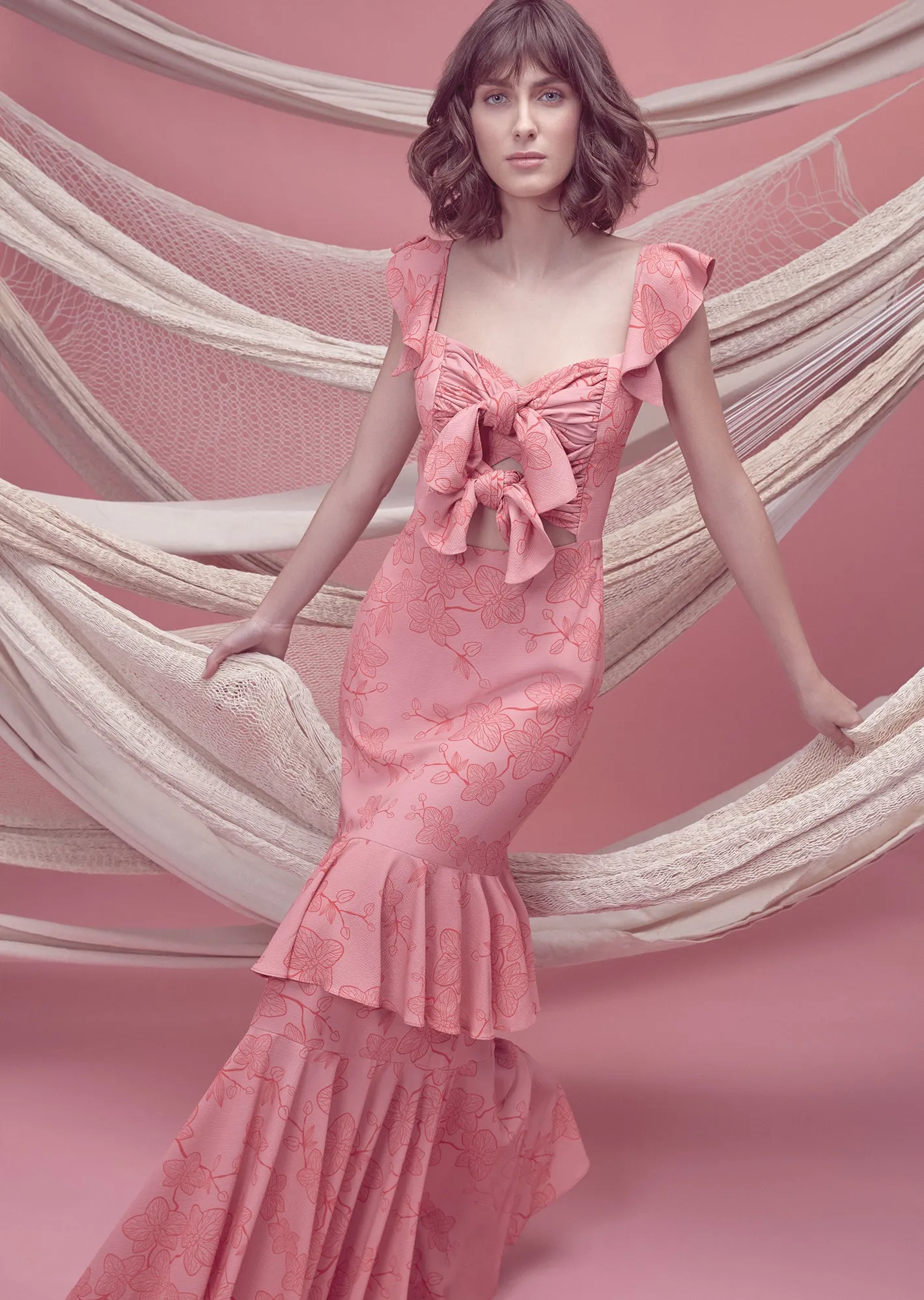 LUNA BONITA DRESS IN PINK ORCHID