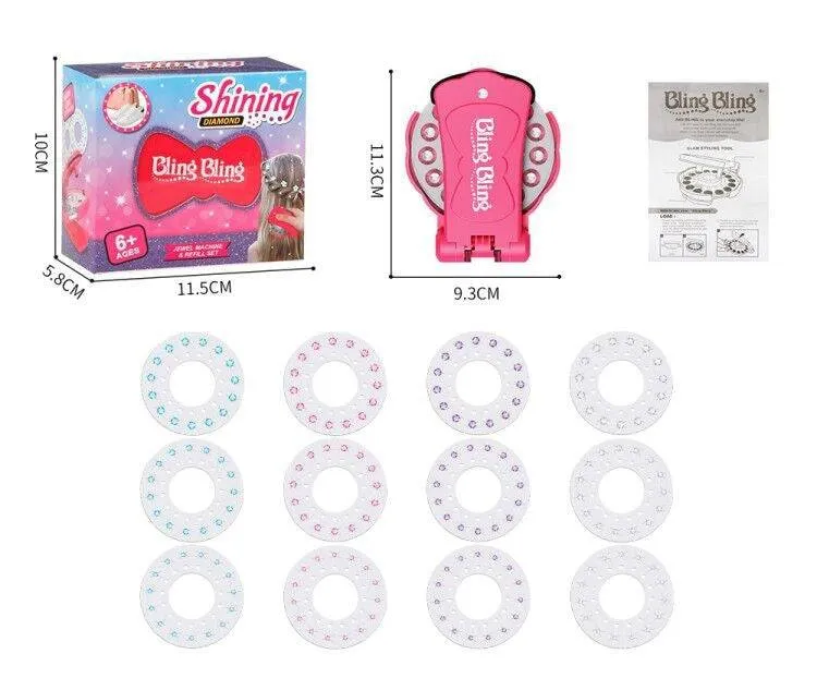 Magic Drilling BlingBling Girls' Rhinestone Sticker Device