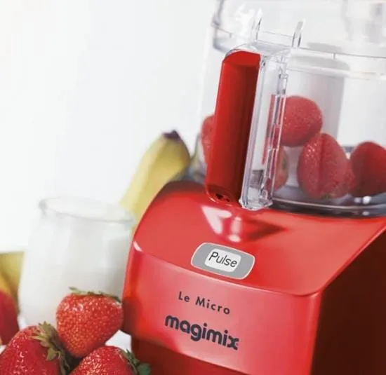 Magimix Le Micro 800ml Compact Food Processor Red 18114F