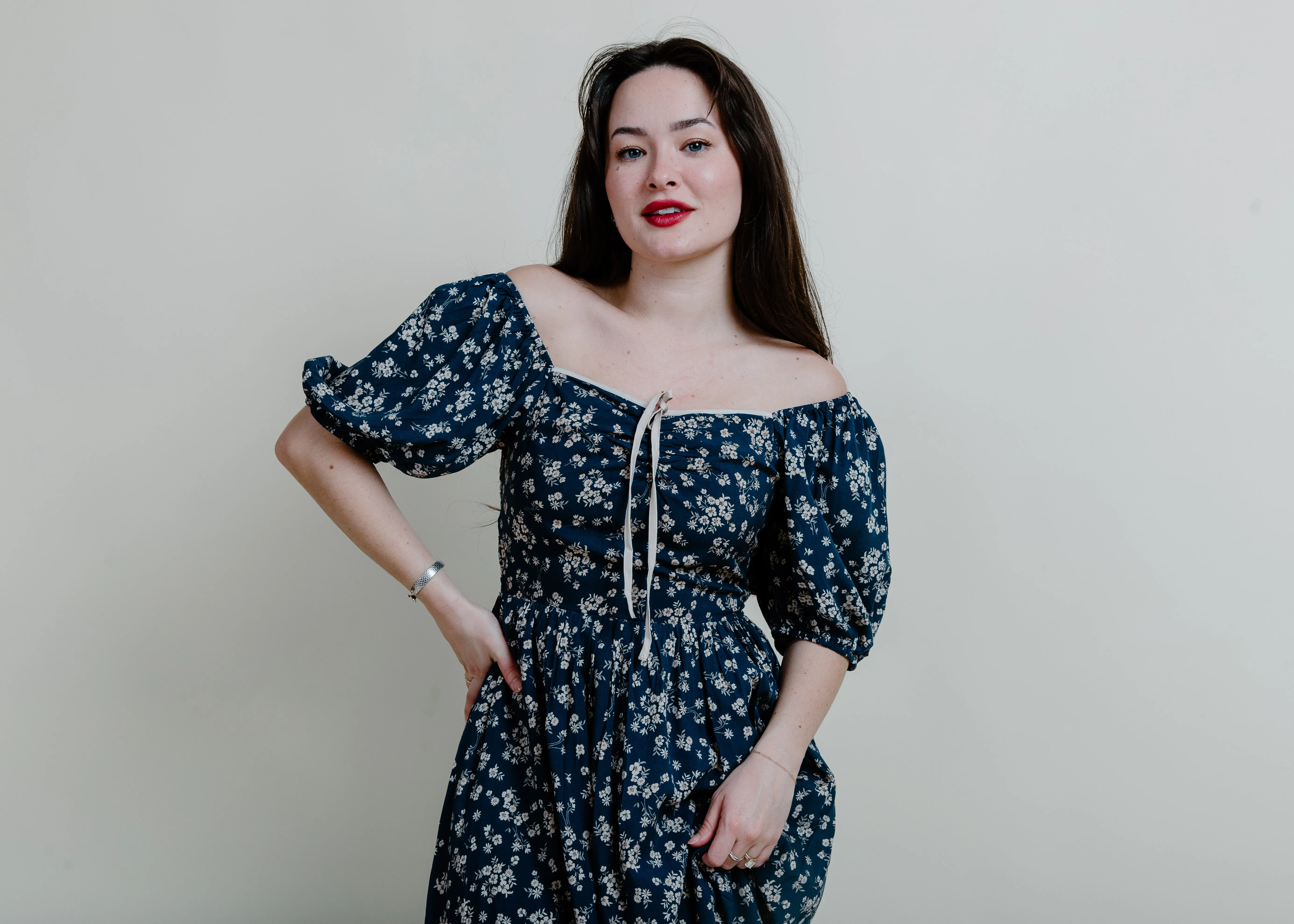 Mallia Floral Midi Dress