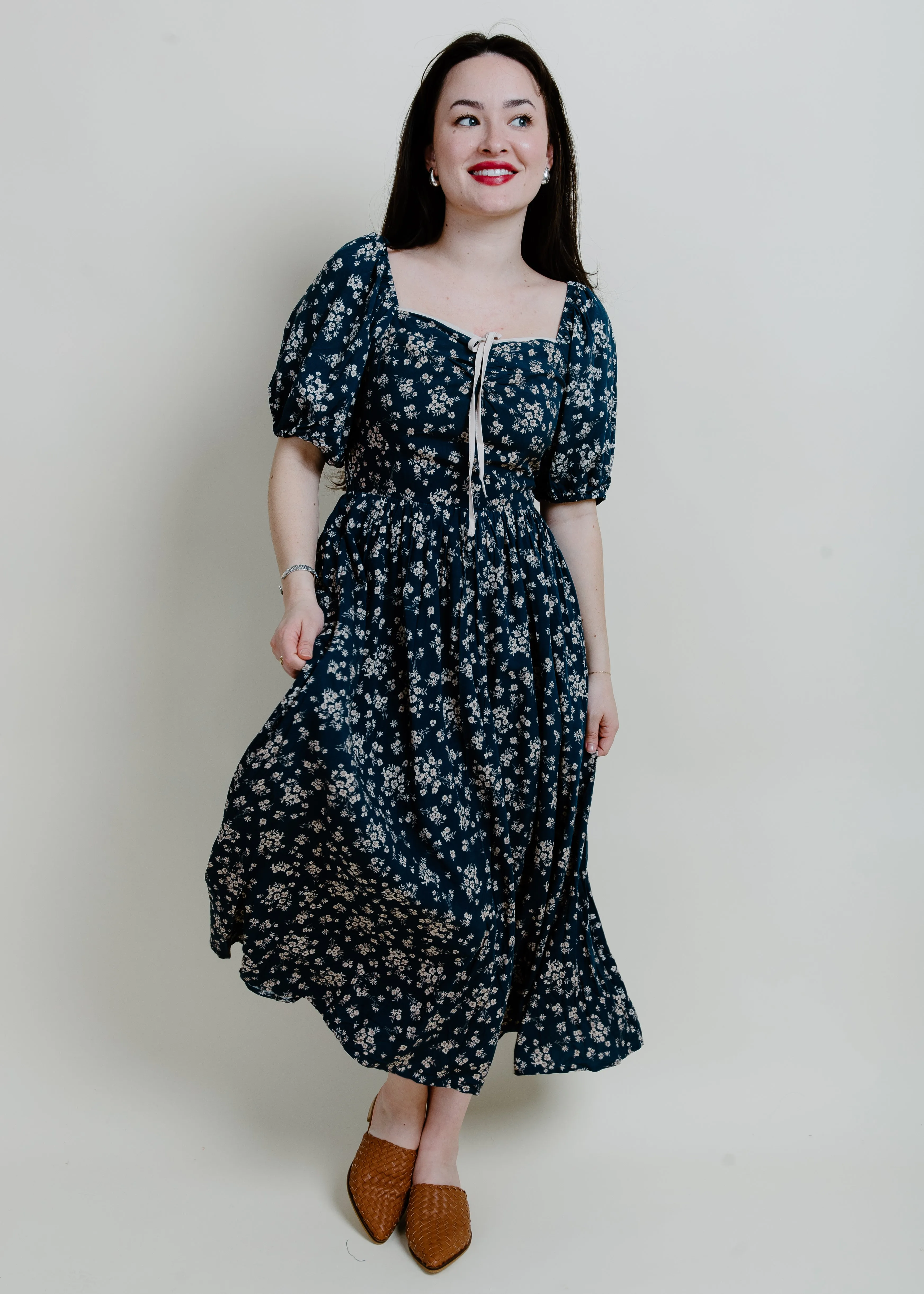 Mallia Floral Midi Dress