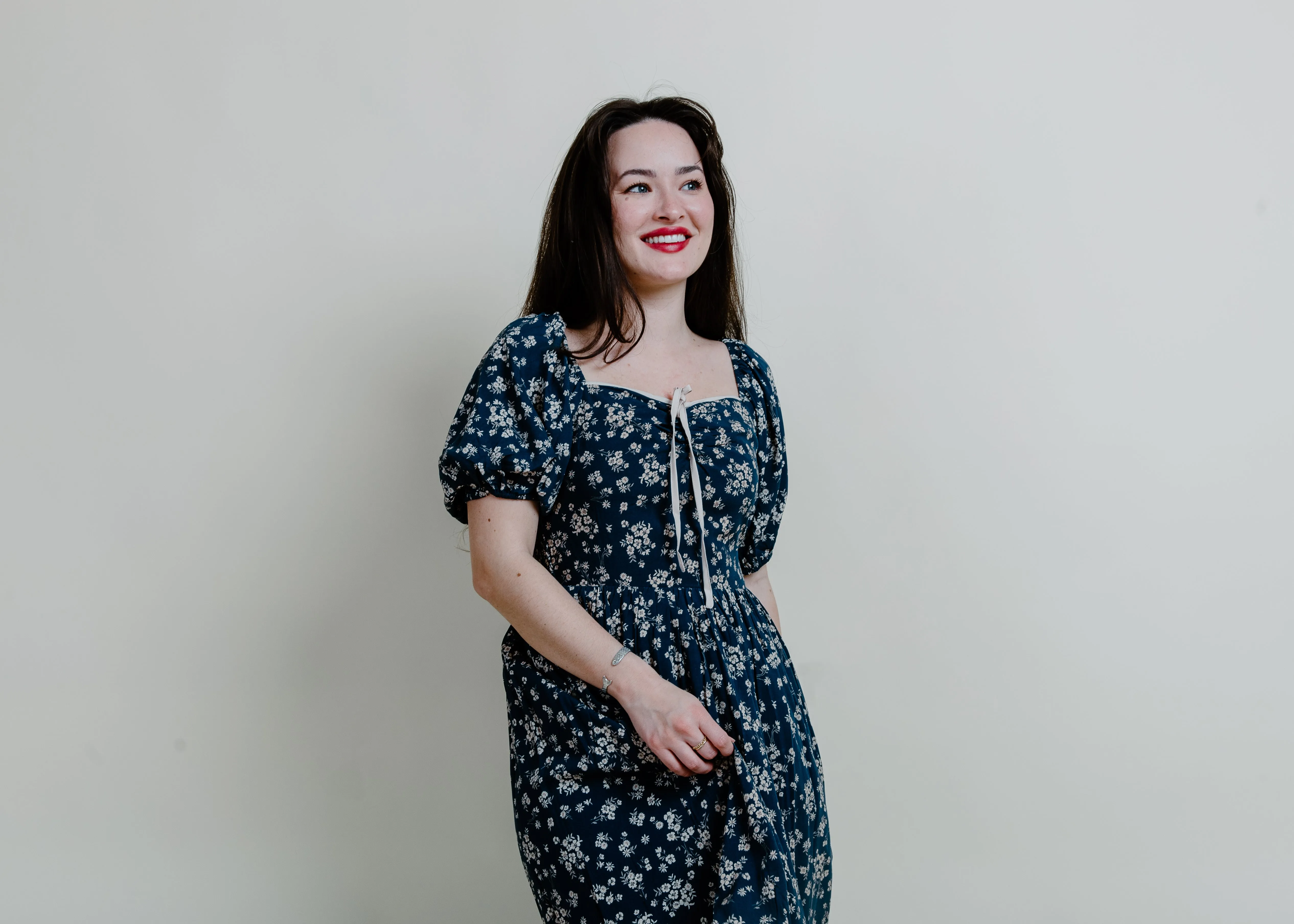 Mallia Floral Midi Dress