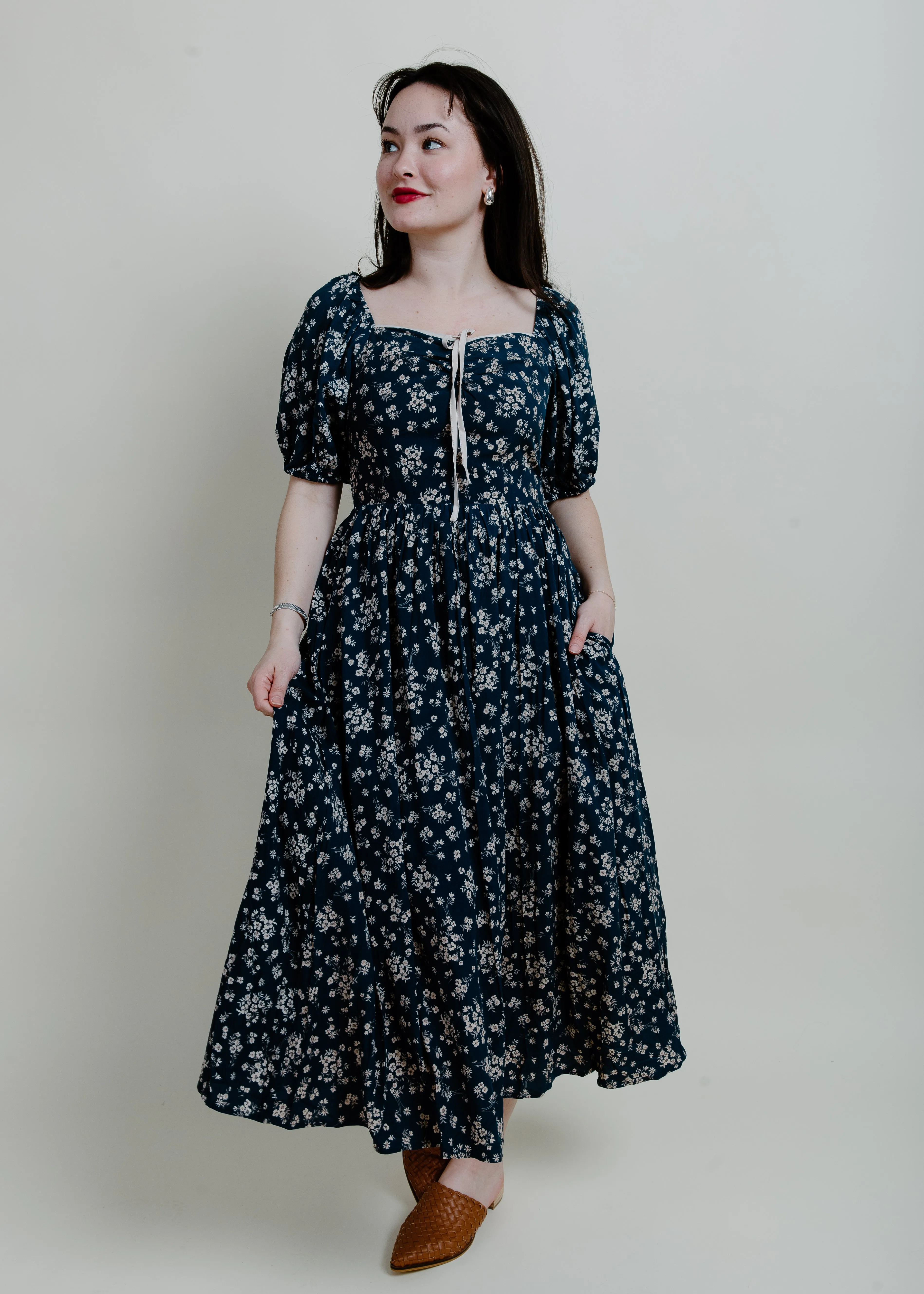 Mallia Floral Midi Dress