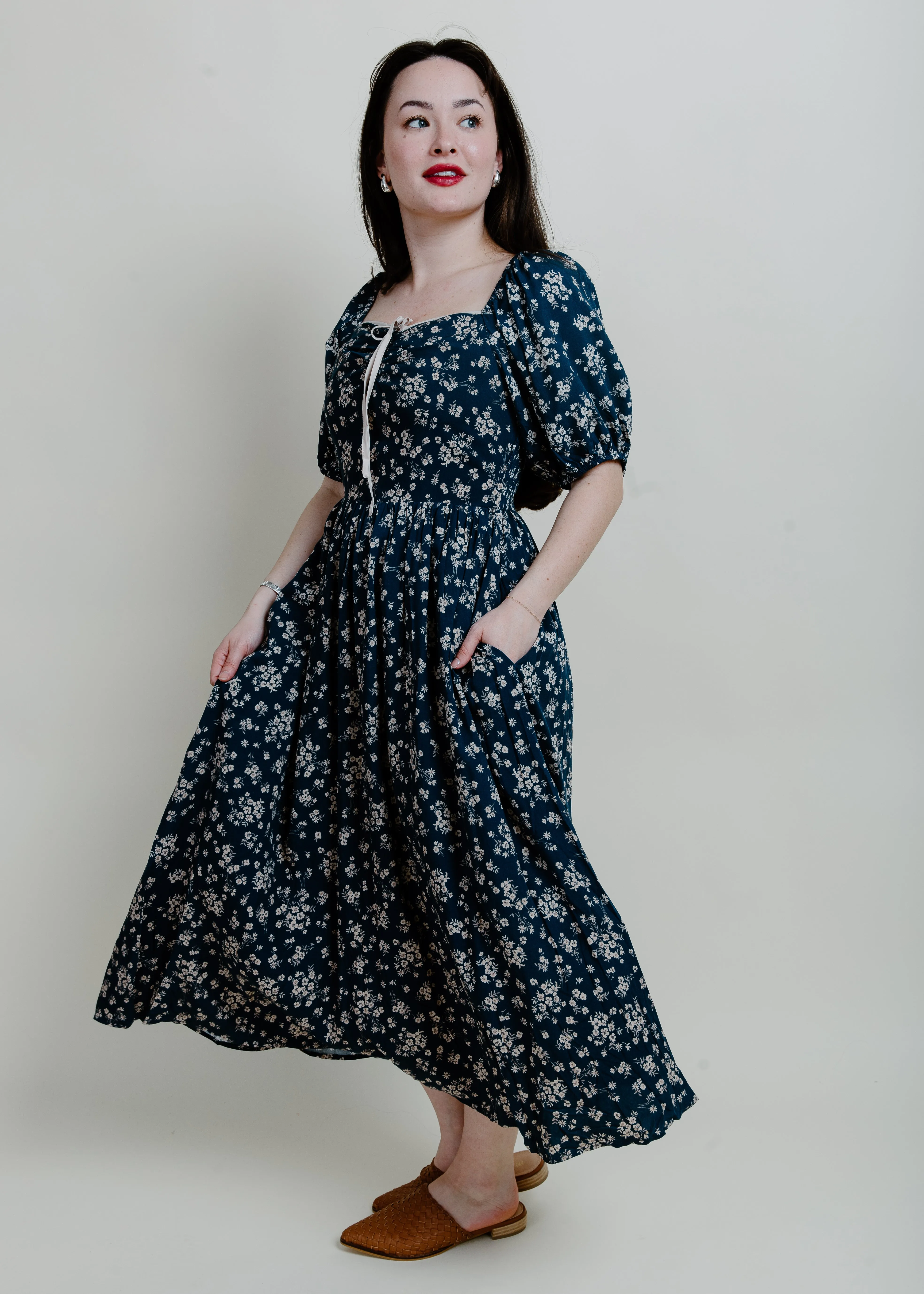 Mallia Floral Midi Dress