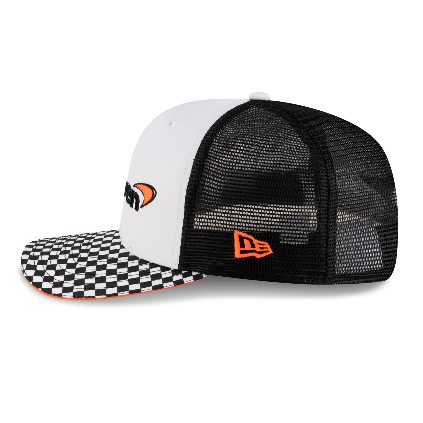 McLaren F1 9FIFTY Checkered Visor Baseball Cap | New Era | White/Black