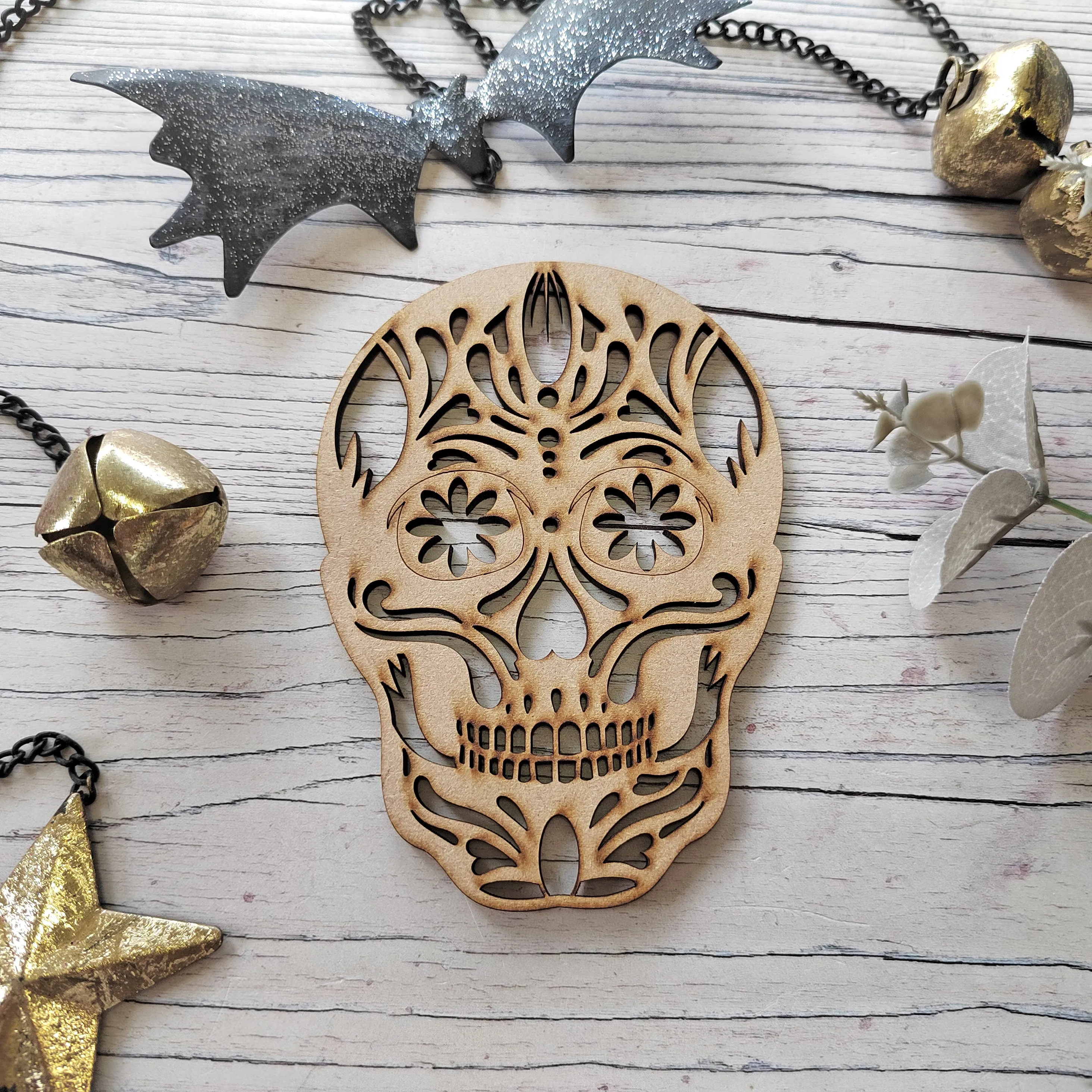 MDF Detailed Sugar Skull 1