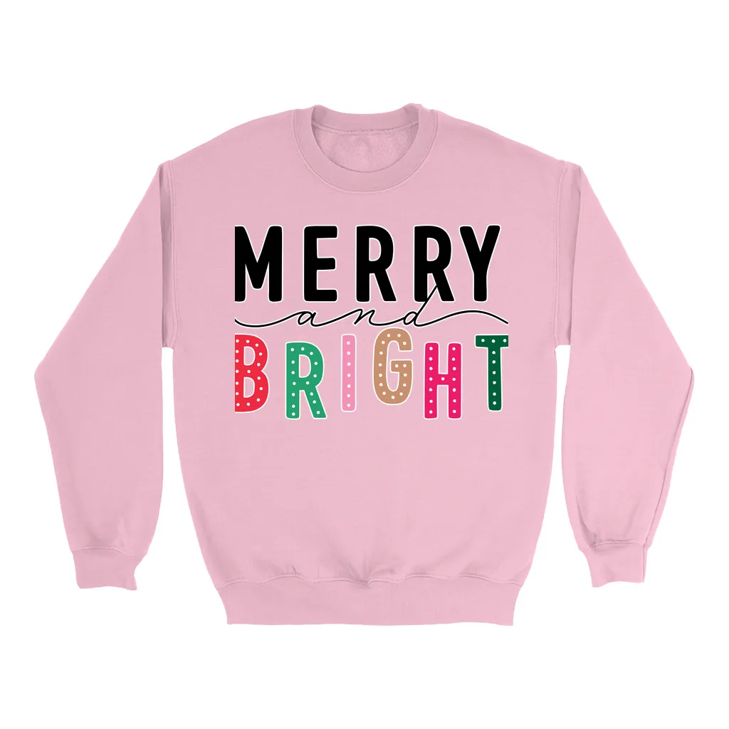 Merry & Bright Christmas Sweatshirt