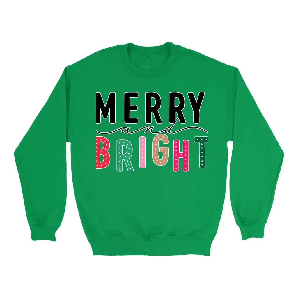 Merry & Bright Christmas Sweatshirt