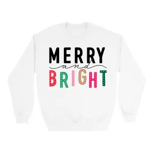Merry & Bright Christmas Sweatshirt