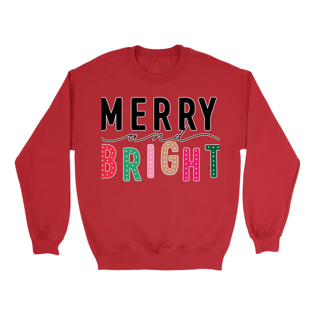 Merry & Bright Christmas Sweatshirt
