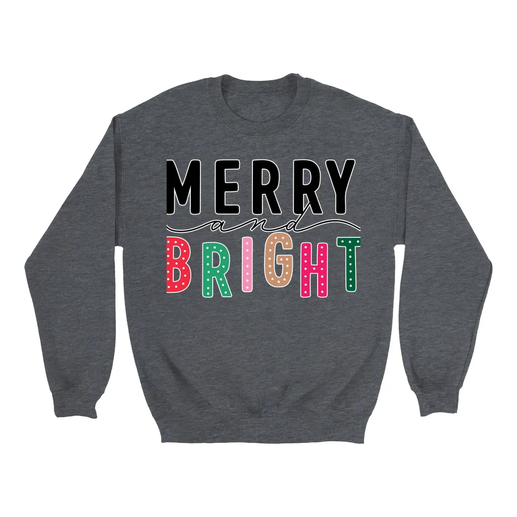 Merry & Bright Christmas Sweatshirt