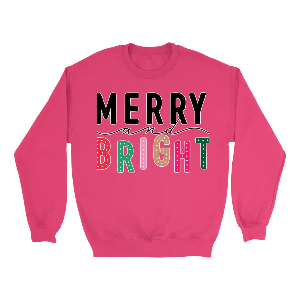 Merry & Bright Christmas Sweatshirt