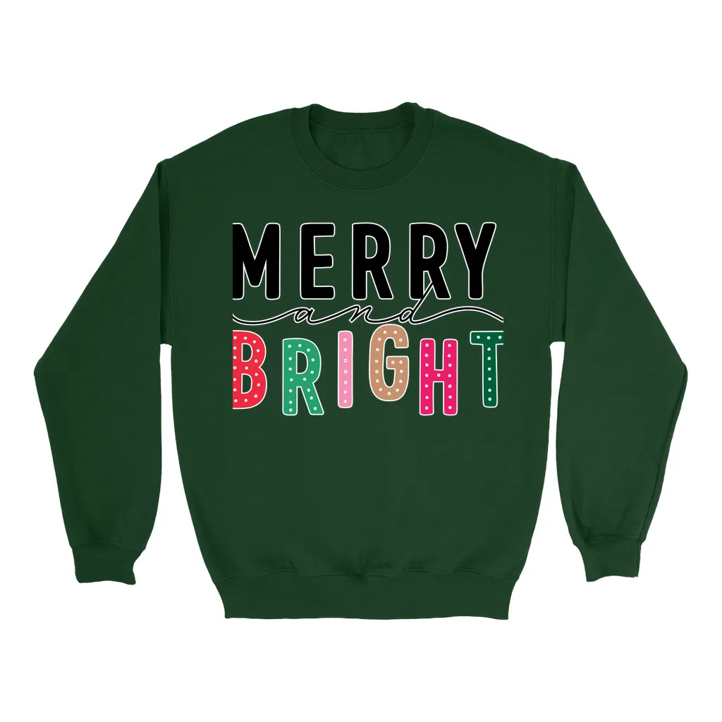 Merry & Bright Christmas Sweatshirt