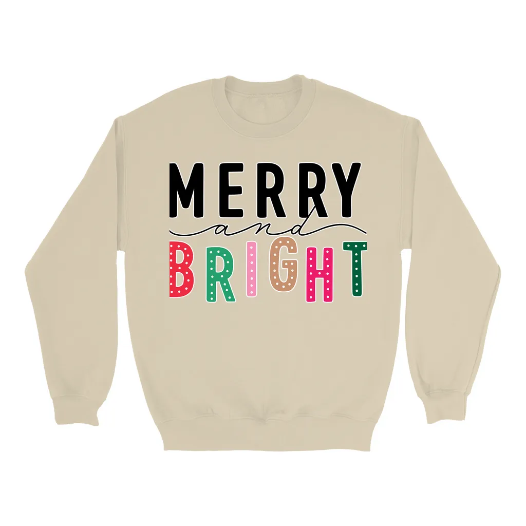 Merry & Bright Christmas Sweatshirt
