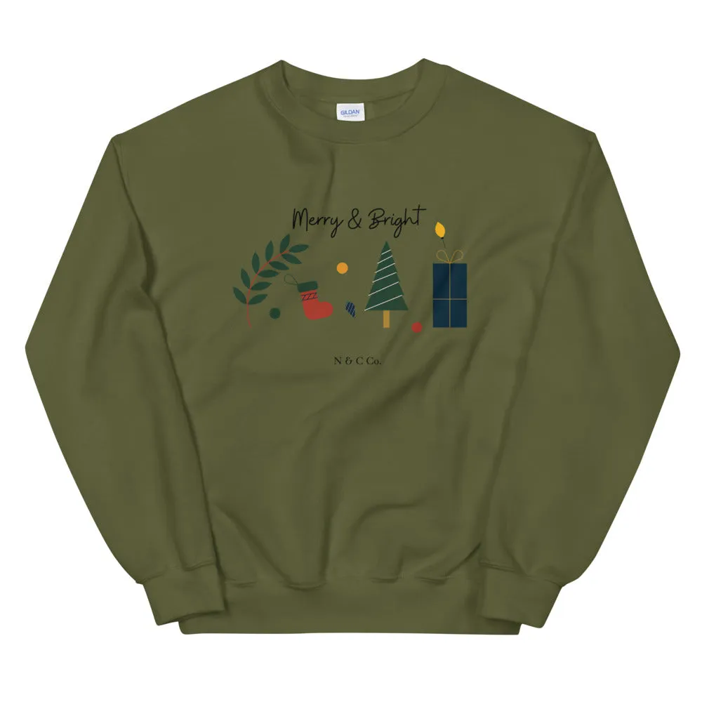 Merry & Bright Unisex Sweatshirt