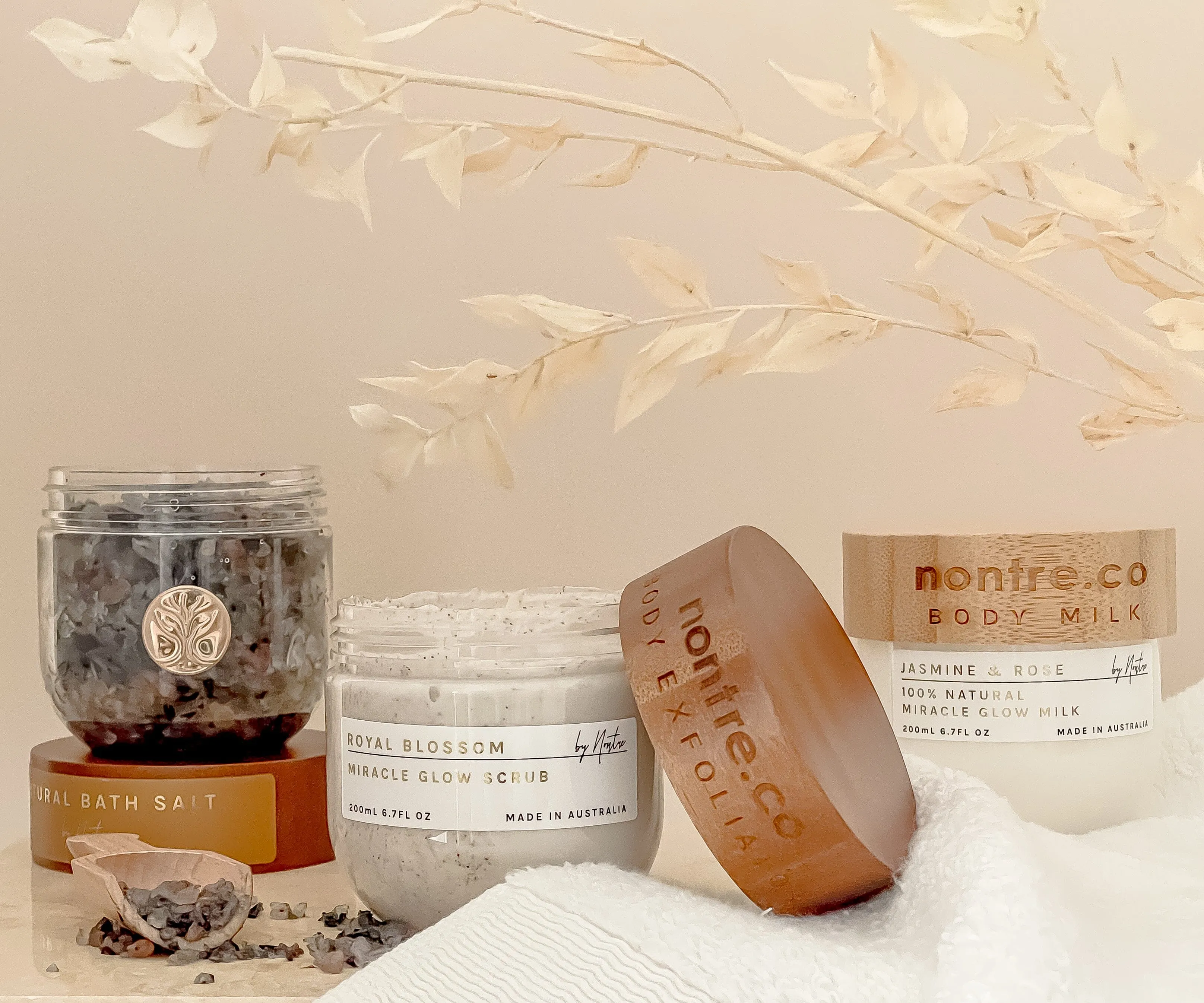 Miracle Glow Face & Body Scrub 200mL, Royal Blossom