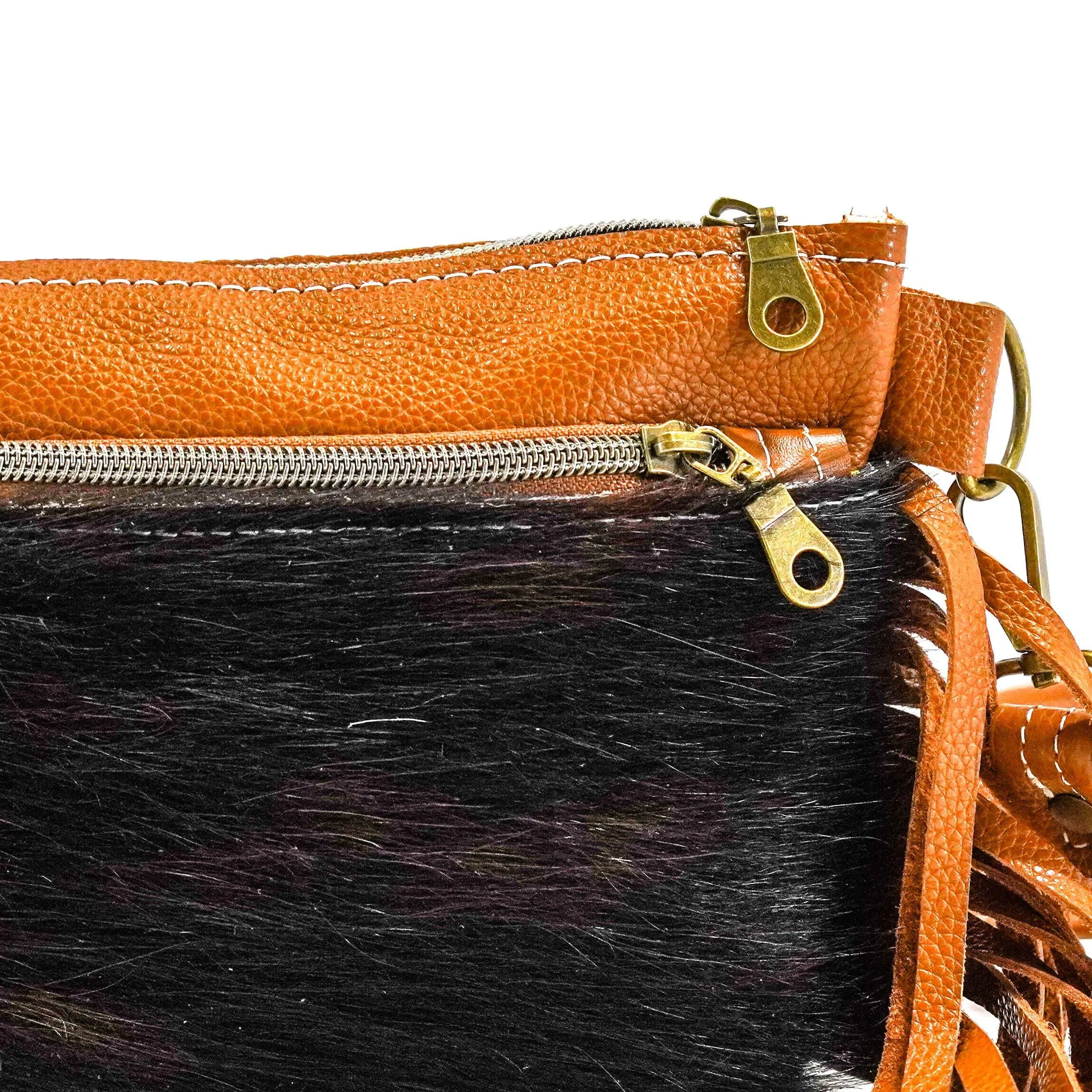 Miss Kitty - Red Brindle w/ Dulce De Leche Leather