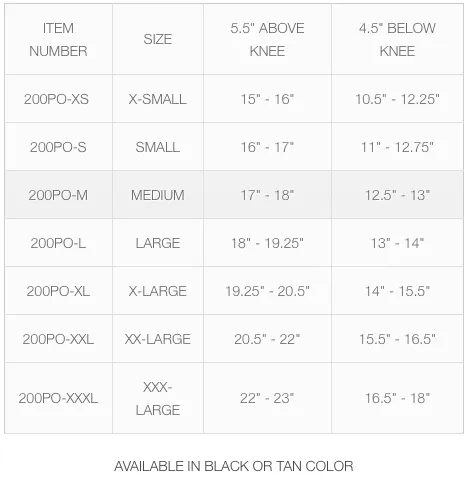 MKO Knee Support (Open Patella)