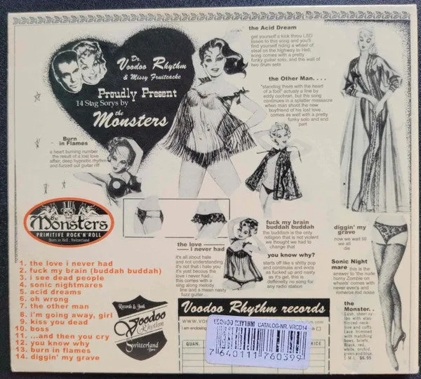 Monsters, The ‎– I See Dead People  - Used CD