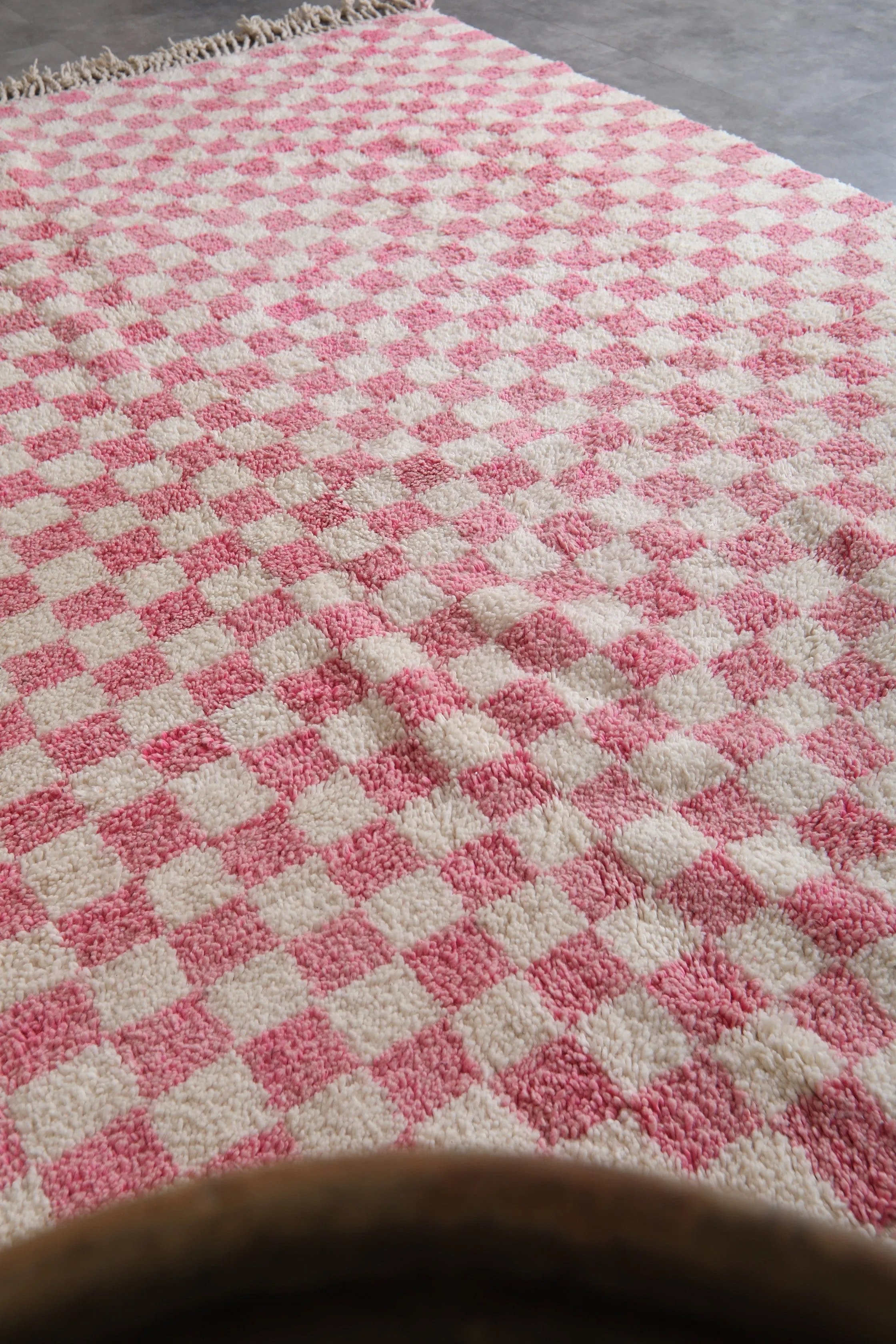 Moroccan Berber Checkered Rug - 8.2 x 11.2 ft | Unique Handmade