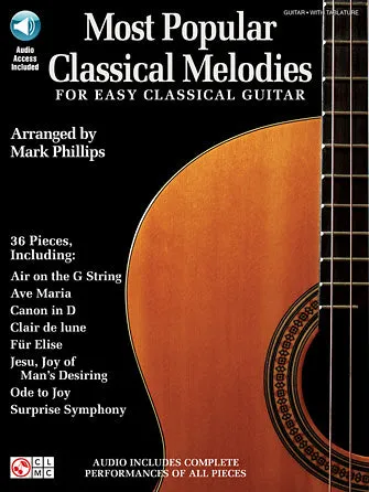 Most Popular Classical Melodies for Easy Classical Guitar (Easy Guitar)