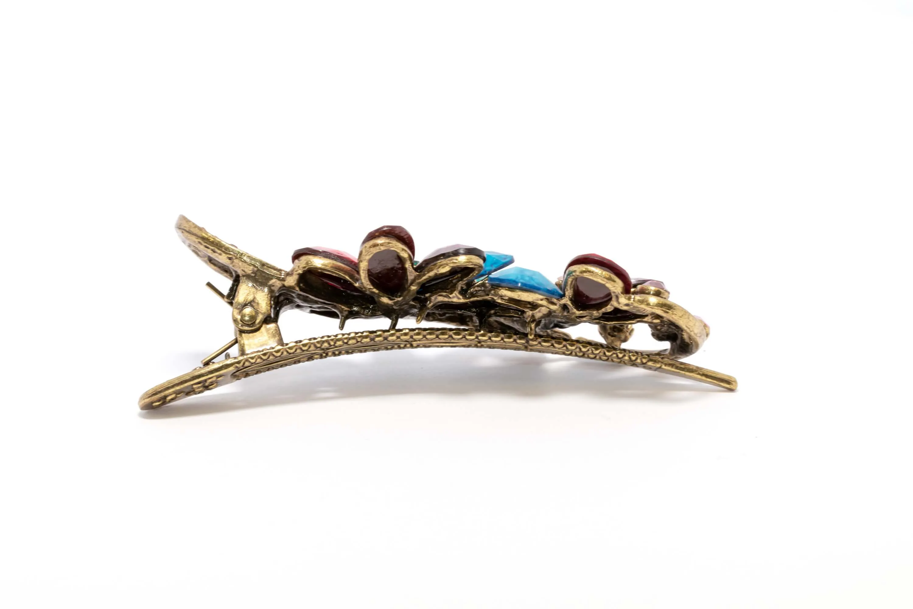 Multi-Colored Detailed Floral Hair Clip