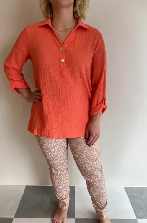 Multiples Pull-On Floral Print Pants