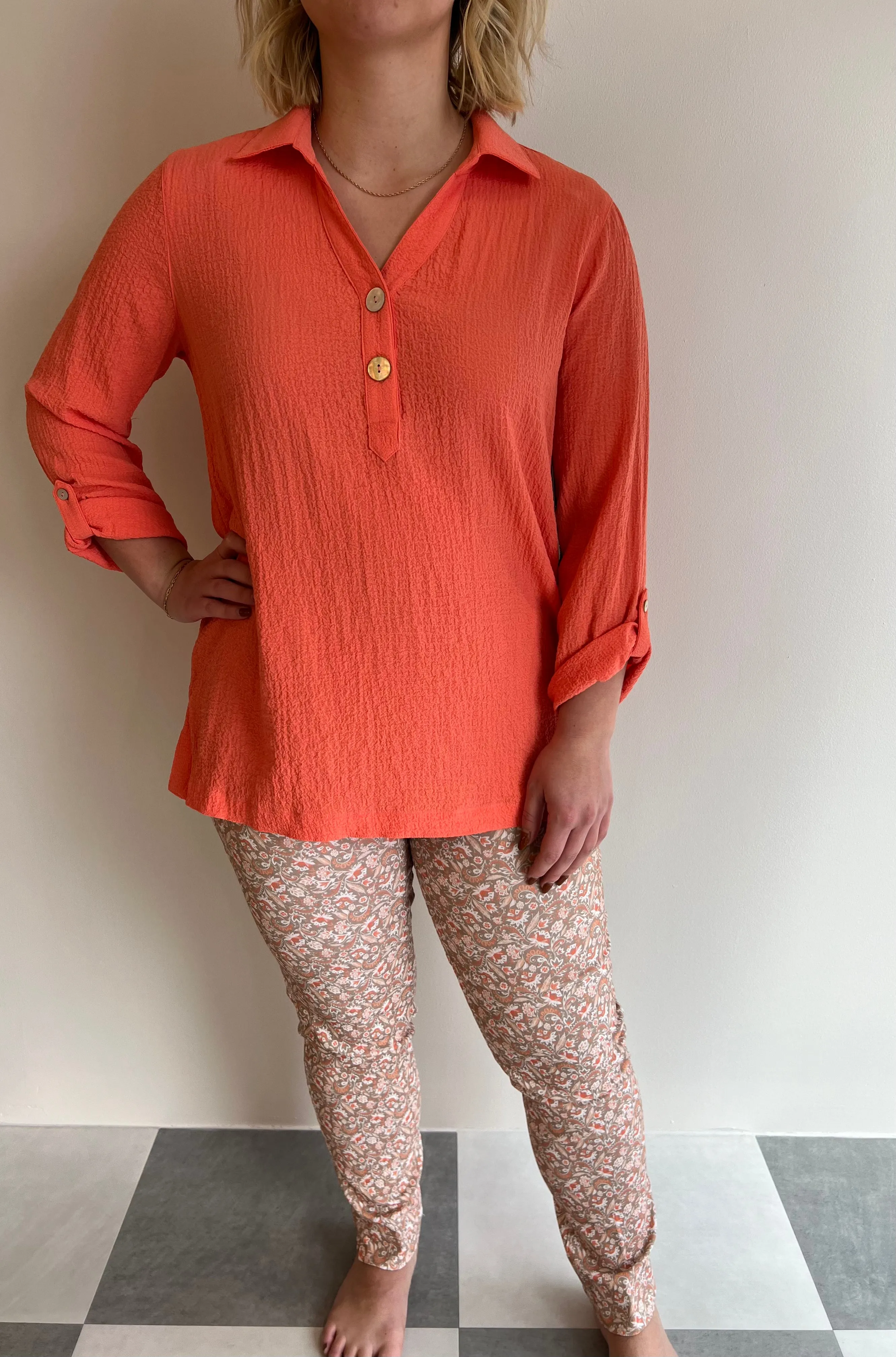 Multiples Pull-On Floral Print Pants