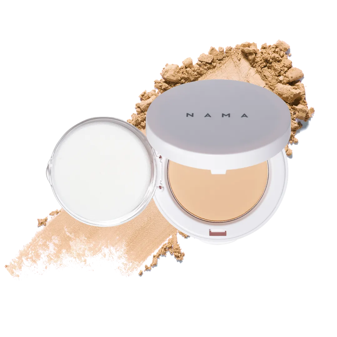 NAMA Power Powder Matte Finish Compact | Compact Powder Oil Control Bedak Padat Menyerap Minyak