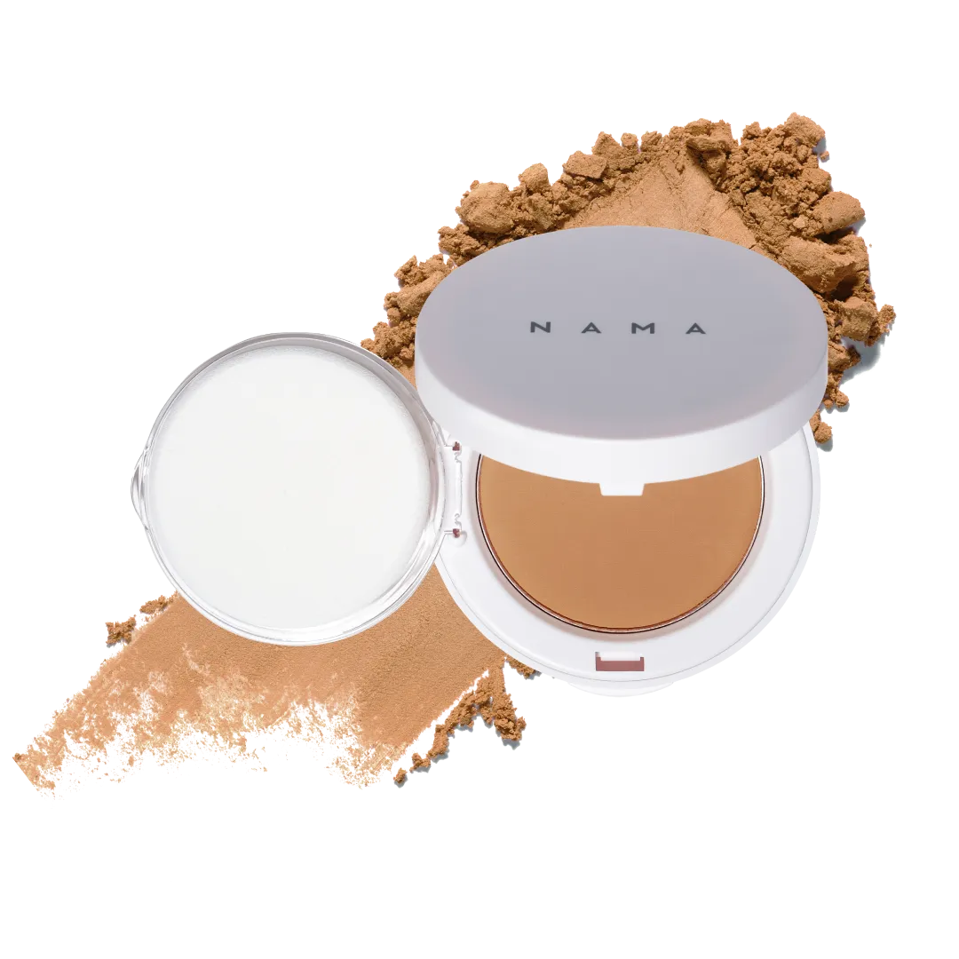 NAMA Power Powder Matte Finish Compact | Compact Powder Oil Control Bedak Padat Menyerap Minyak