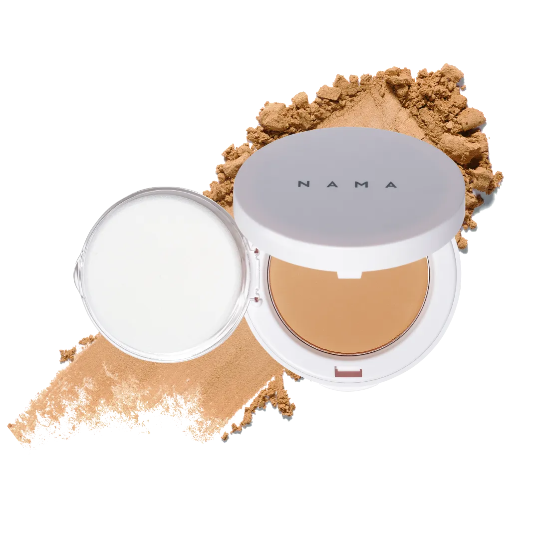 NAMA Power Powder Matte Finish Compact | Compact Powder Oil Control Bedak Padat Menyerap Minyak