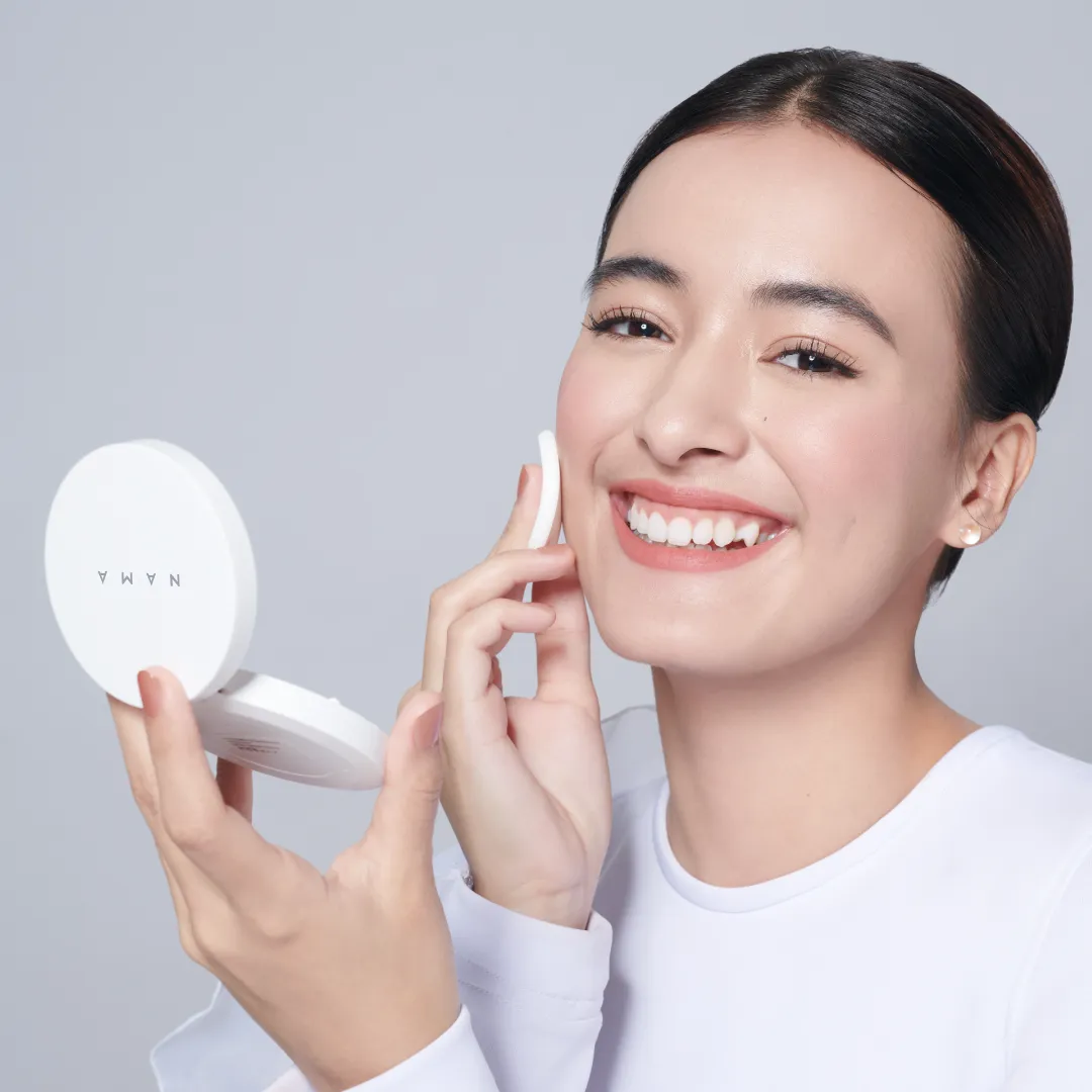 NAMA Power Powder Matte Finish Compact | Compact Powder Oil Control Bedak Padat Menyerap Minyak