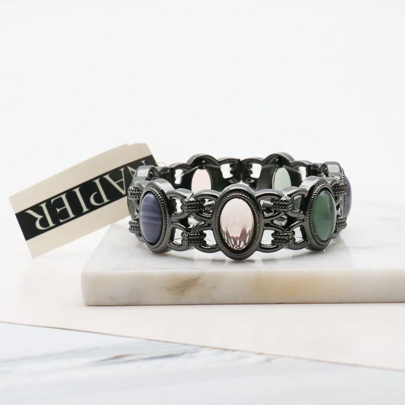 NAPIER colorful stones bangle MUST HAVE