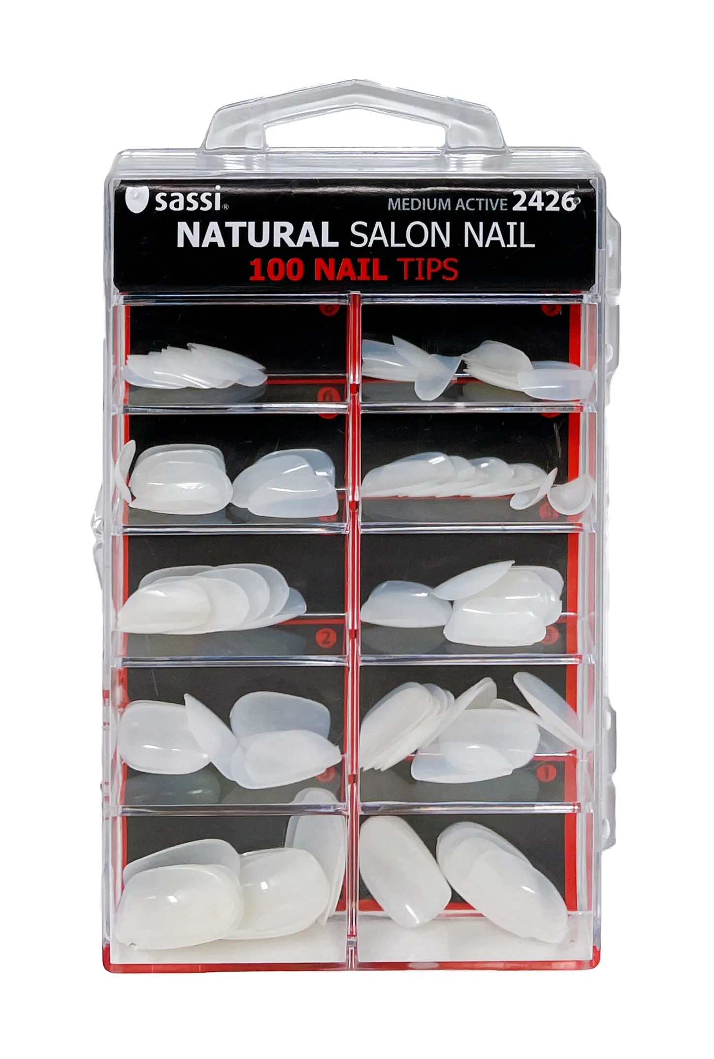 Natural Medium Active Full Cover Nail 100tips