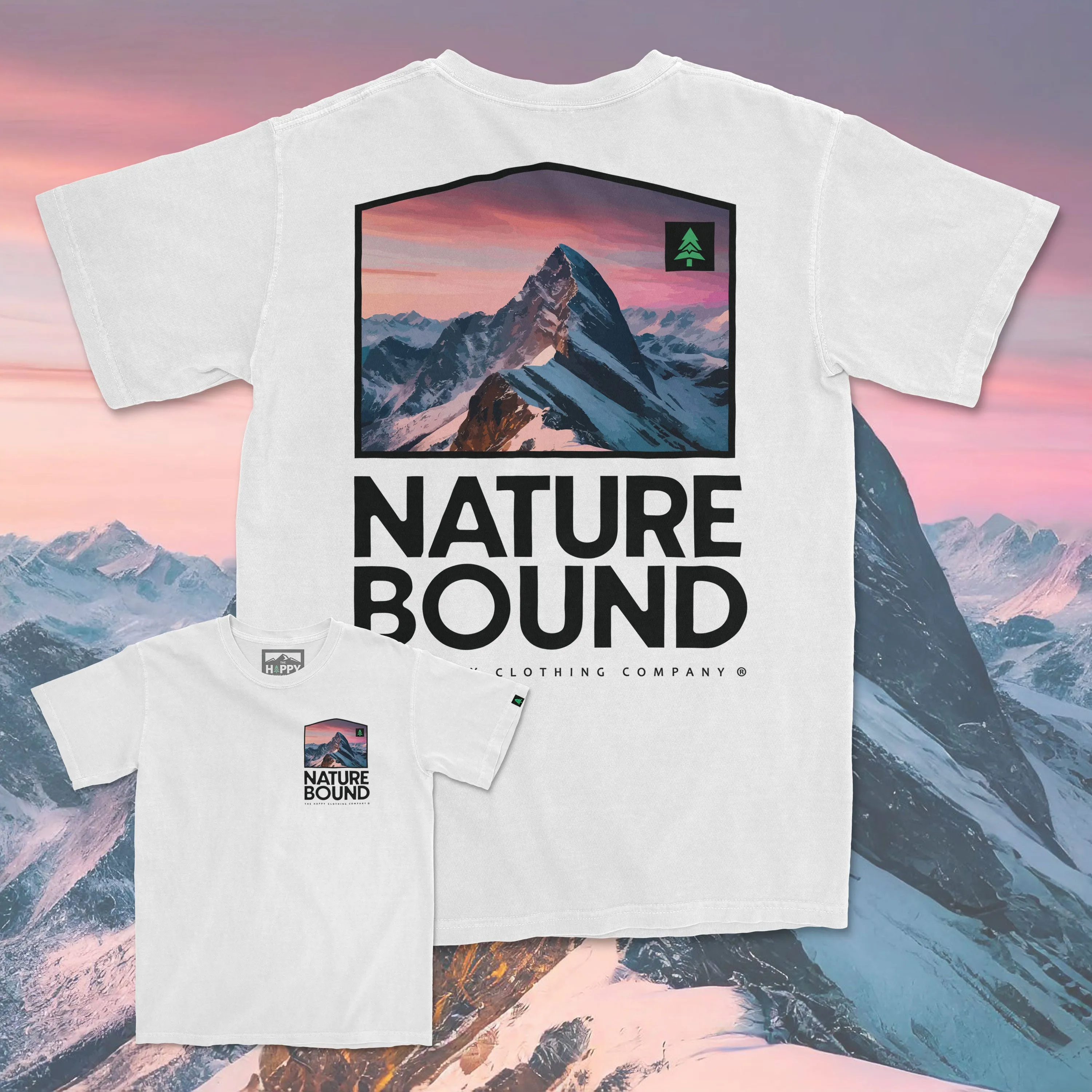 Nature Bound Vintage Tee | Oversized Heavyweight |