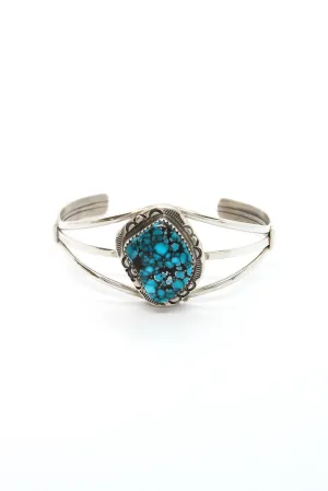 Navajo Bright Blue Turquoise Bracelet