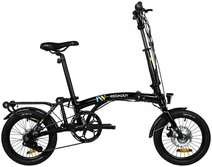 Neomouv eFolding 16 Electric Folding Bike 2024 - Black
