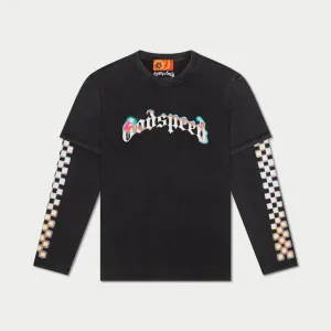 Neon Glitch Long Sleeve Shirt