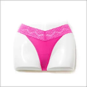 Net Lace Bright Pink Panty