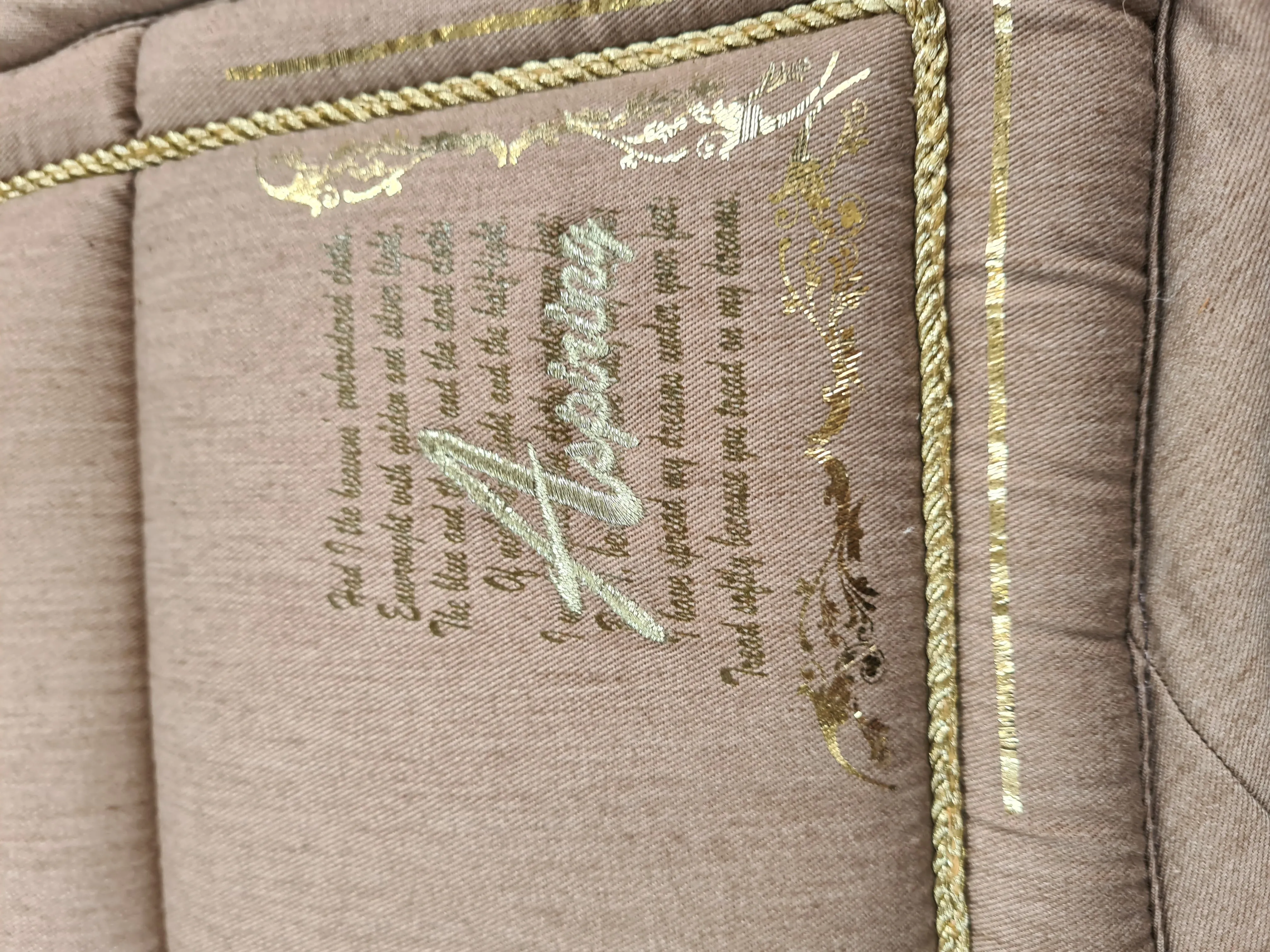New Beige full size saddle cloth FREE POSTAGE☆