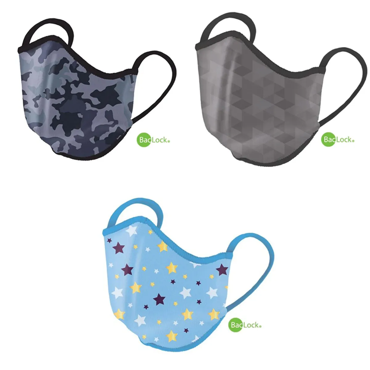 Norwex Reusable Face Mask with BacLock, 3 styles