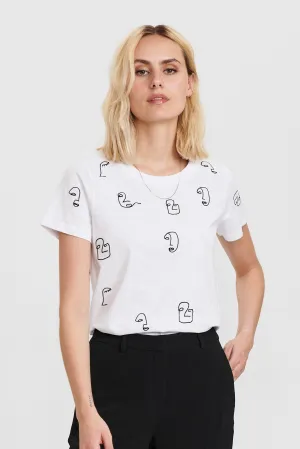 NUBERTA TEE - Bright White