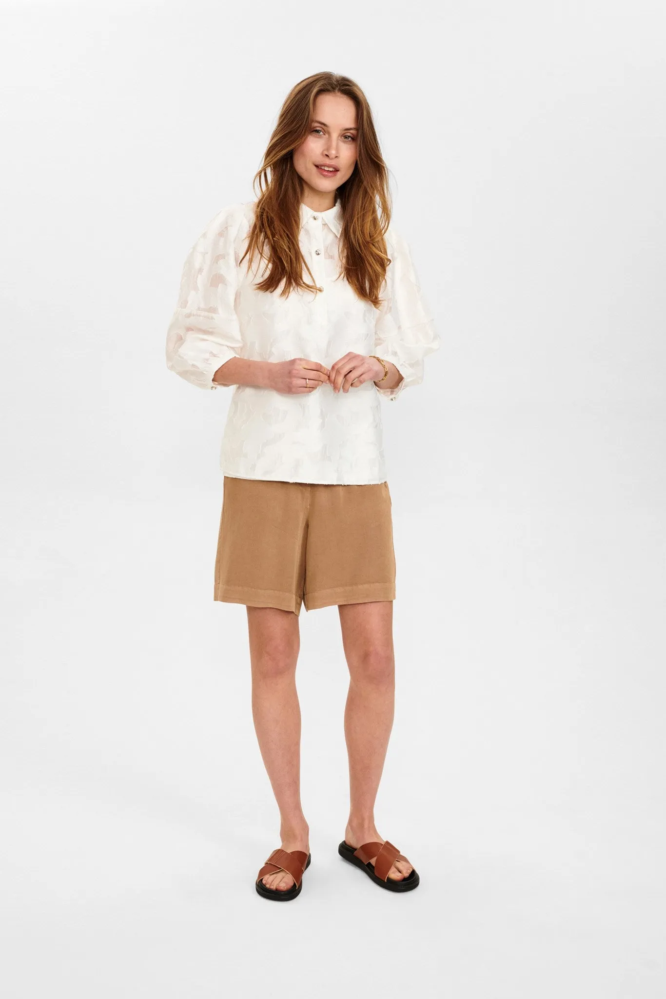 NUCAY BLOUSE - Bright White