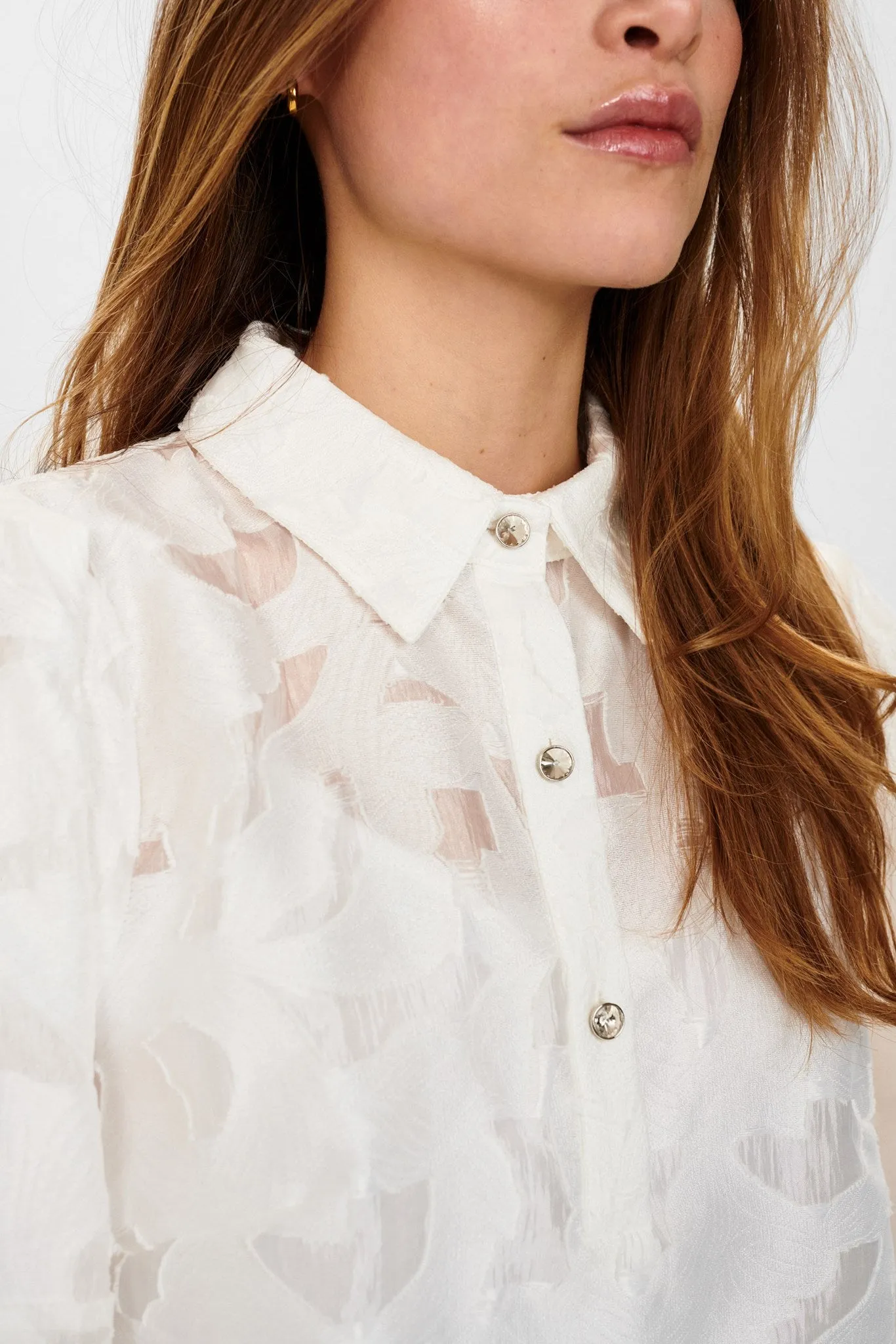 NUCAY BLOUSE - Bright White