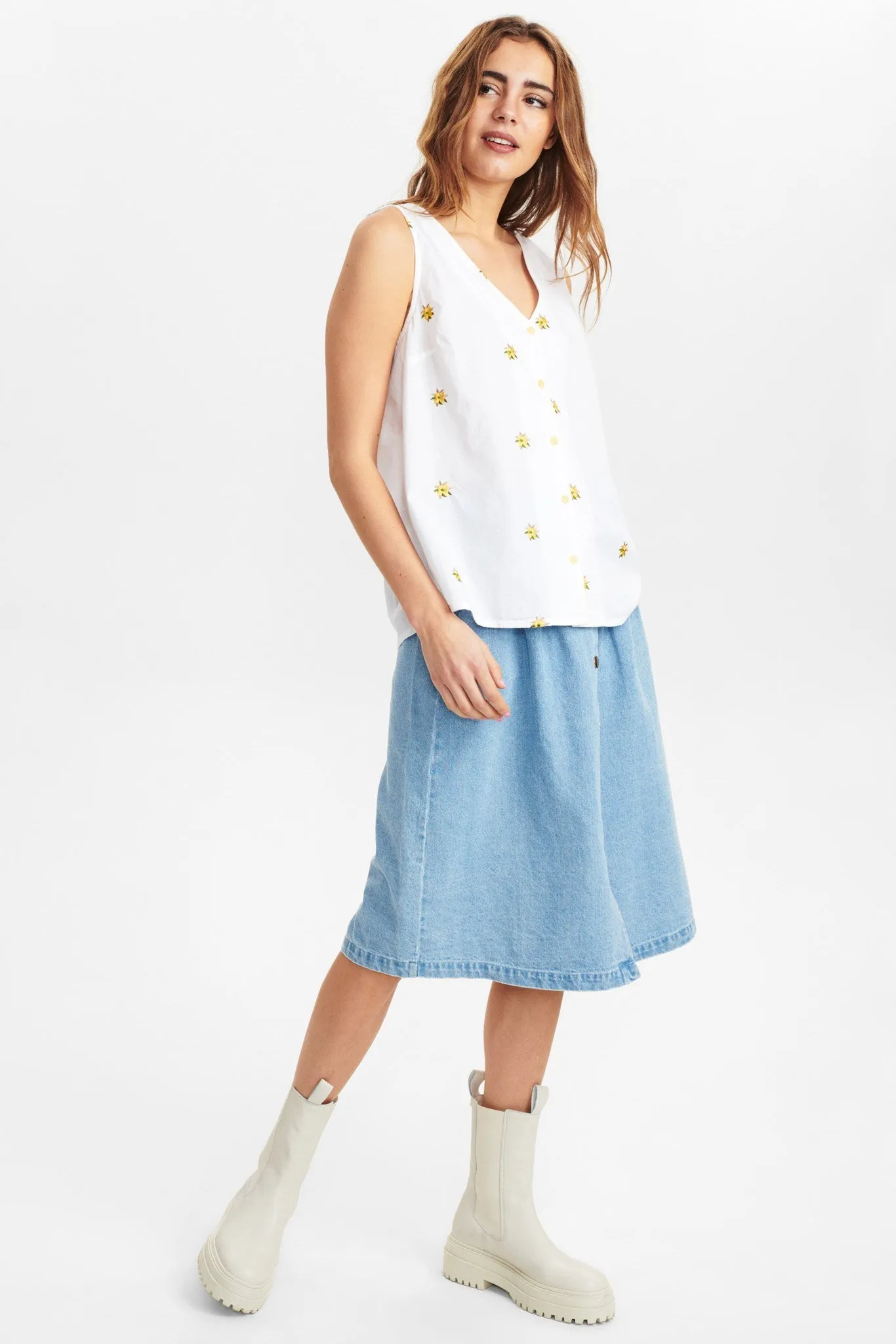NUCHANCE TOP - Bright White