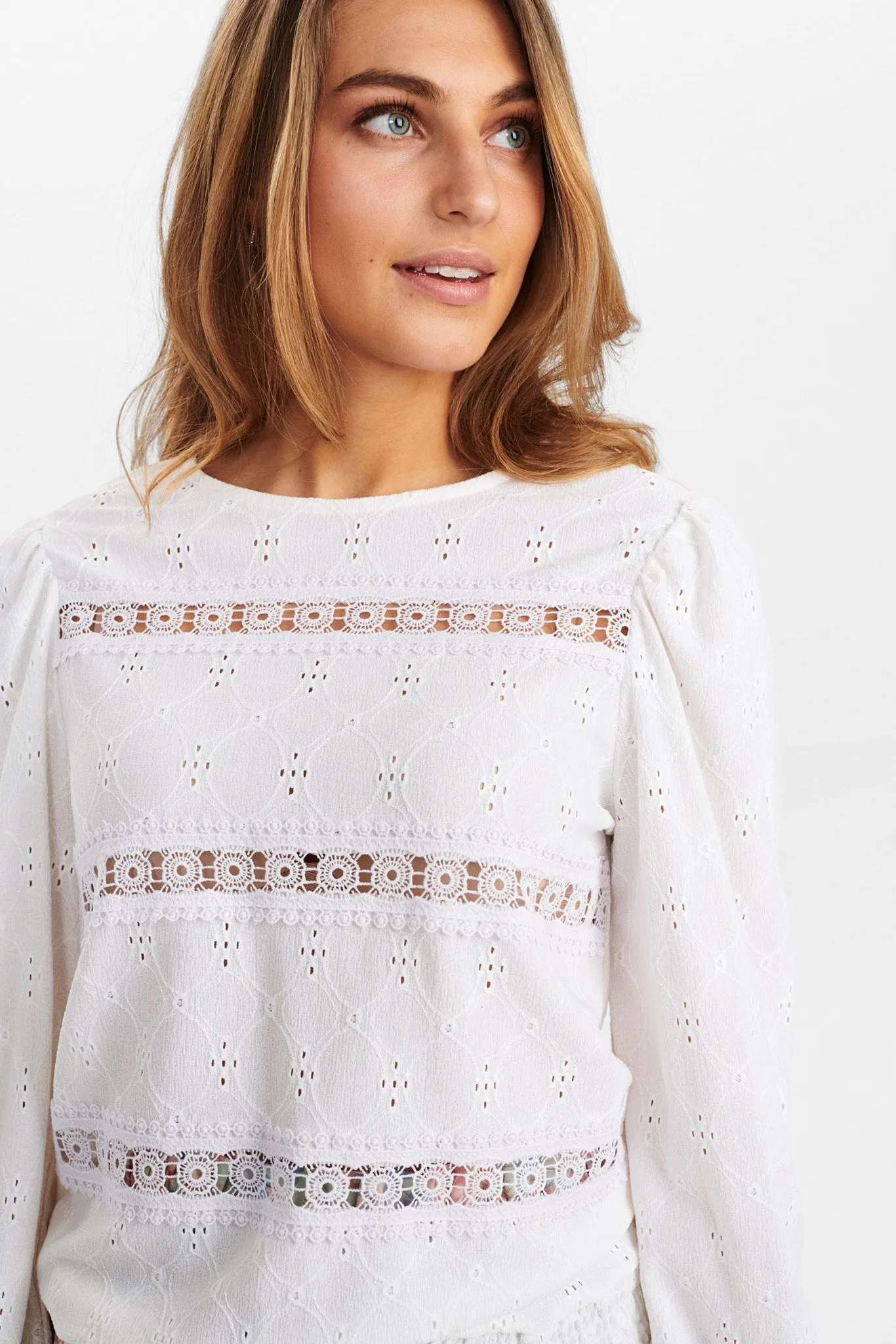 NUCIRCE BLOUSE - Bright White