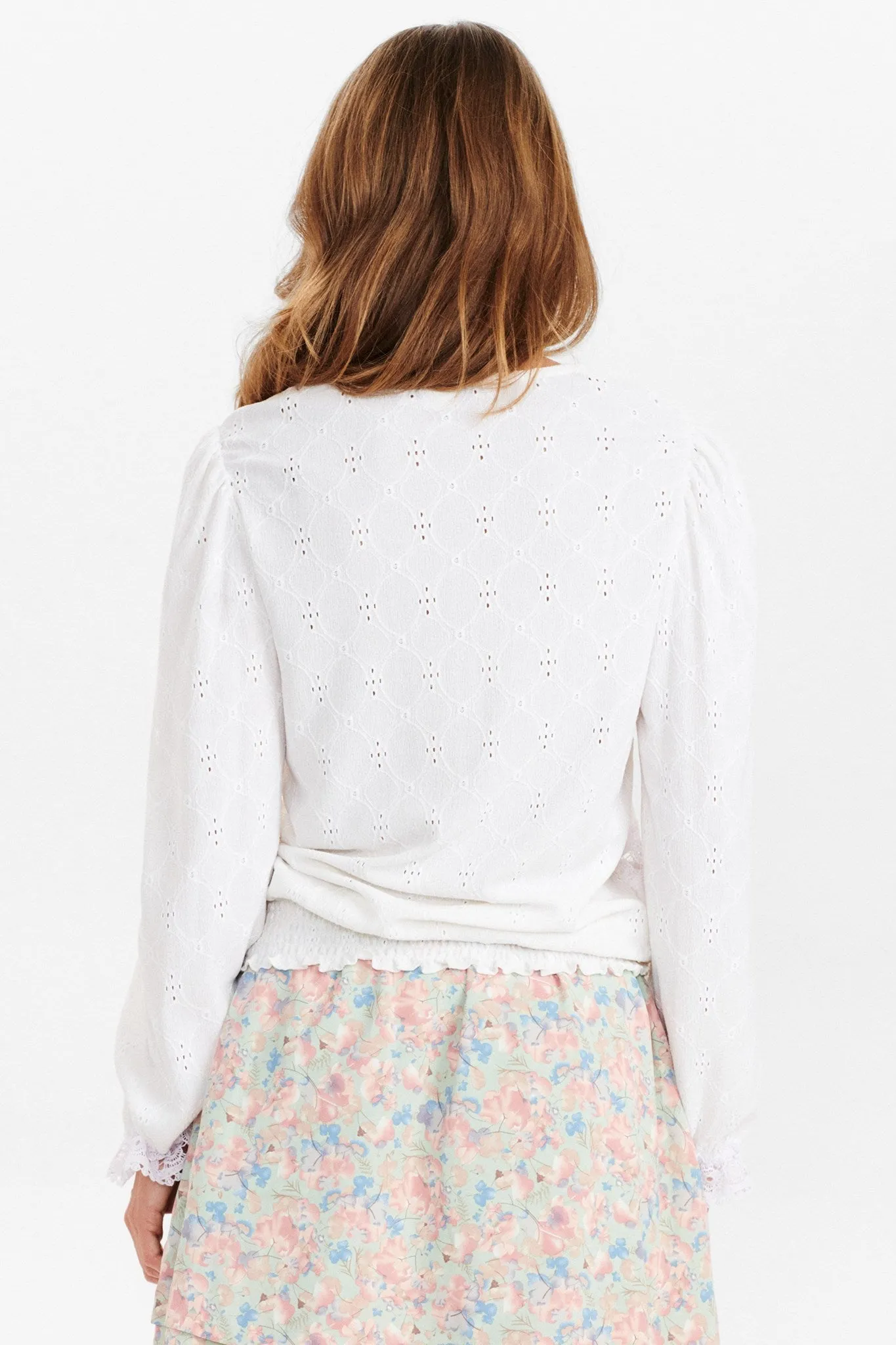 NUCIRCE BLOUSE - Bright White