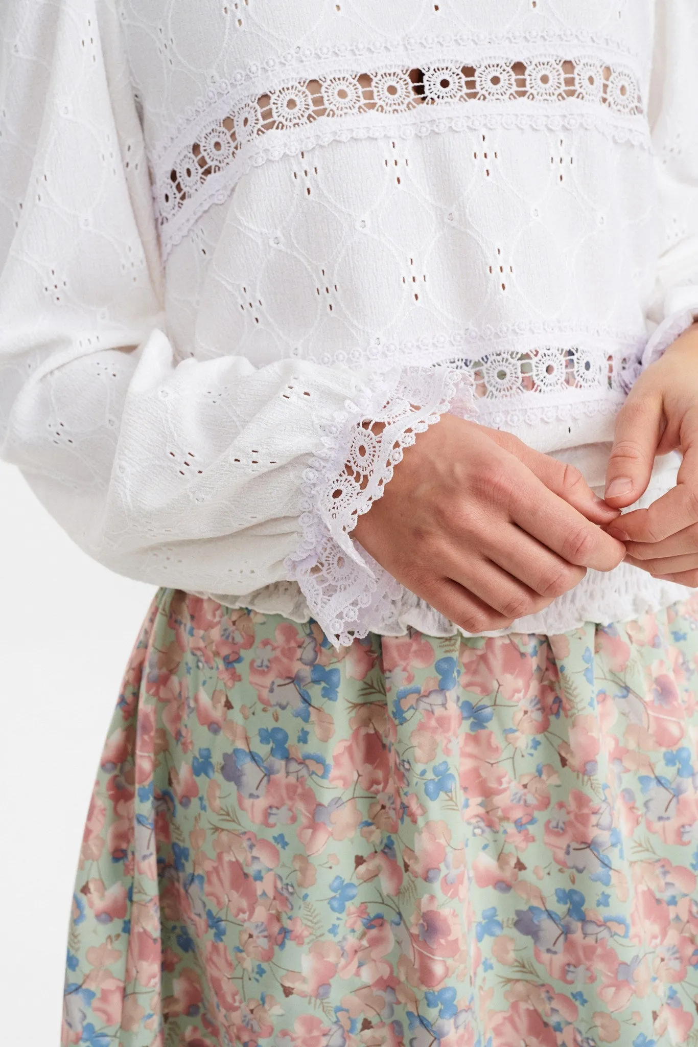 NUCIRCE BLOUSE - Bright White