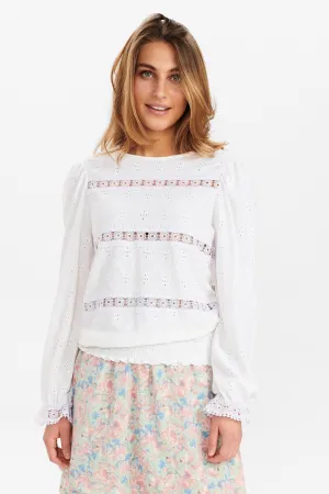 NUCIRCE BLOUSE - Bright White