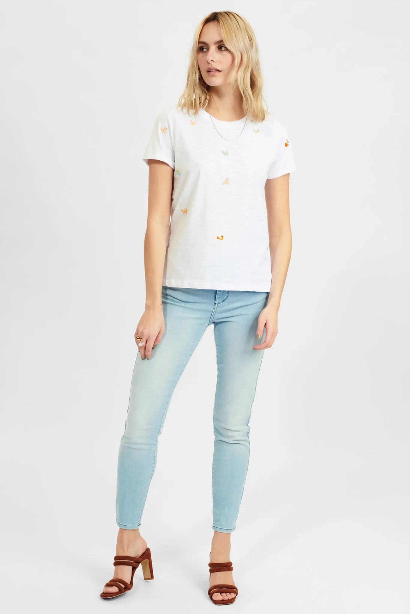 NUDELPHI TEE - Bright White